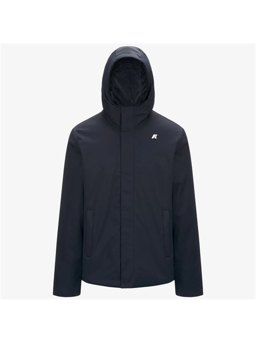 Giacca Jacko twill marmotta uomo colore blu K-WAY | JACKO TWILL MARMOTTAAL9